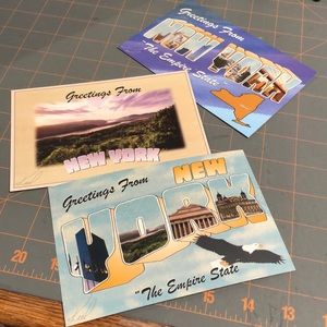 3. New York  State Vintage Cracker Barrel Post Cards